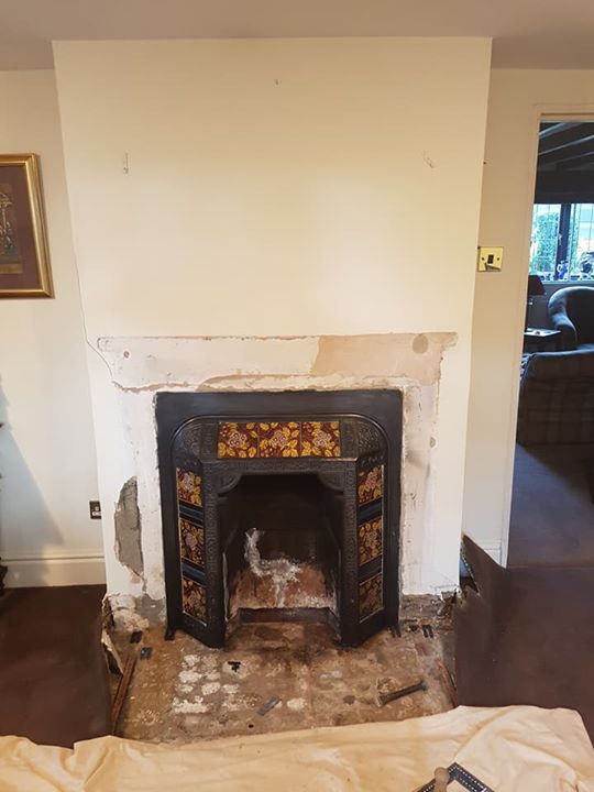 Here S Our Hand Carved Stone Firesurround Stone Fireplace