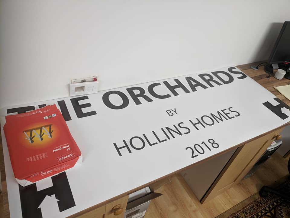 Ready to start our first job of the year for a our client with a large sign to be carved and delivered to site in Cheshire next week. North Wales, North West, Wirral, Liverpool & Cheshire UK