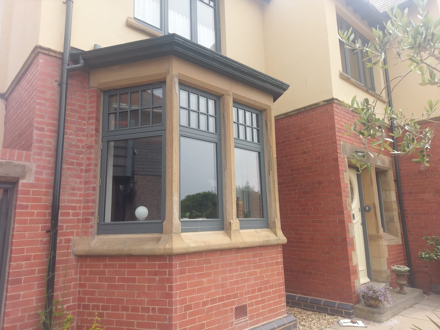 Our westkirby project underway making replacement sections to a sandstone window that has suffered damage due to cement repairs and exposure to the elements. North Wales, North West, Wirral, Liverpool & Cheshire UK